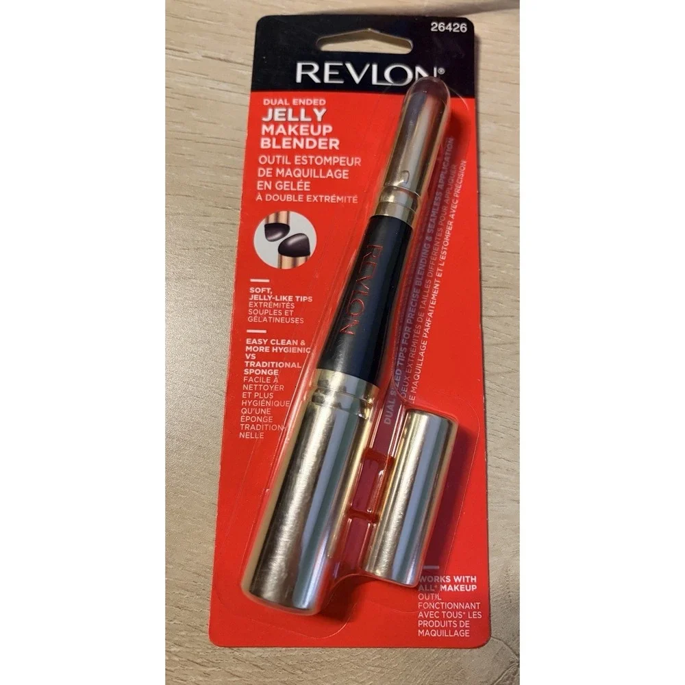 Revlon Dual Ended Jelly Makeup Blender Silicone Makeup Applicator 0.5 fl oz